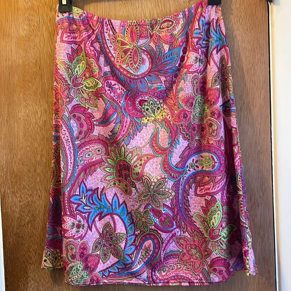 Town Hill Collection Sz M Elastic Waist Skirt
